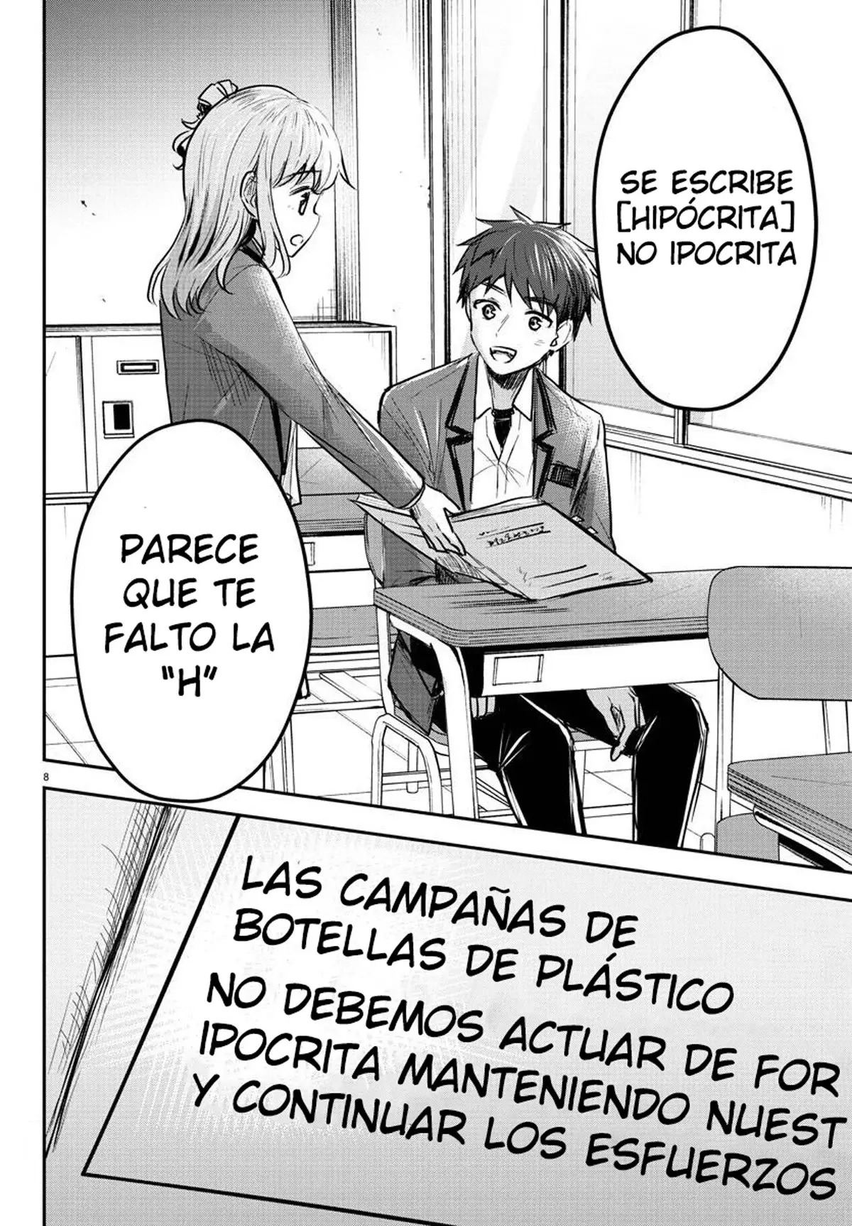 Kimi wa yotsuba no clover capítulo 9 página 8