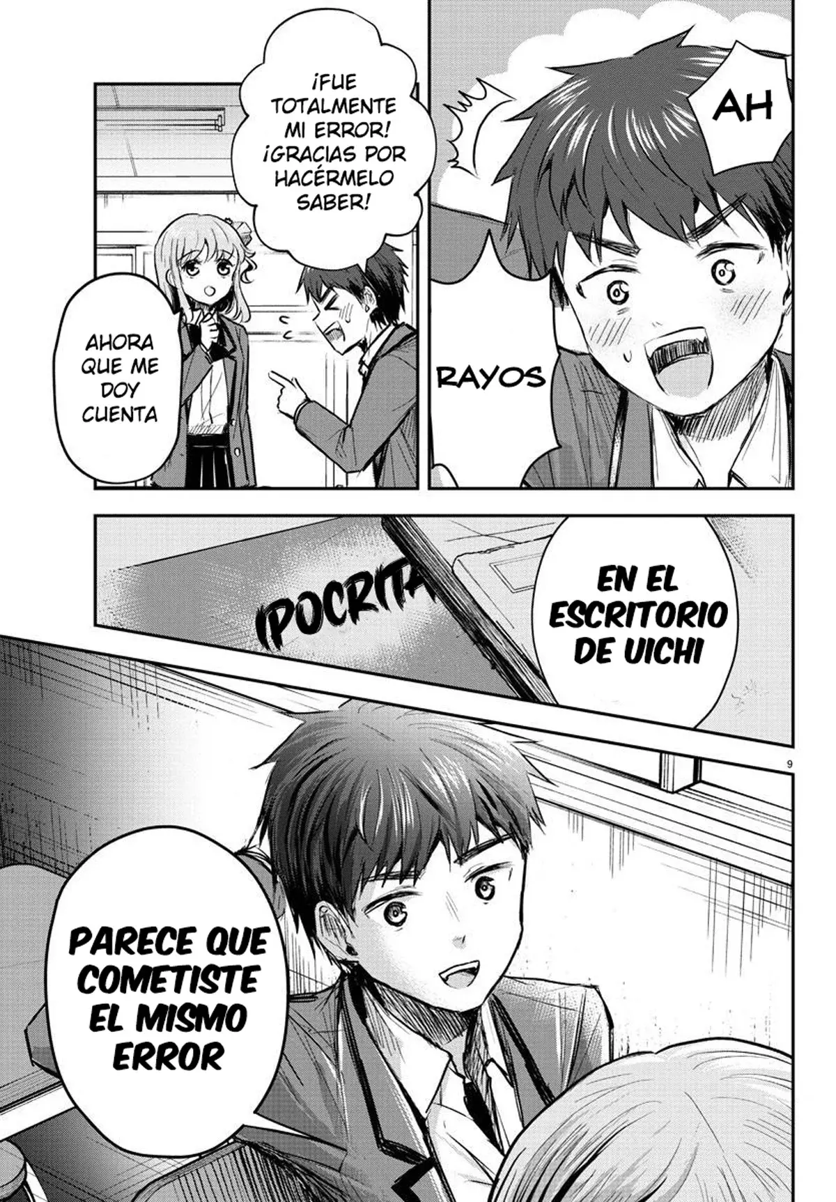 Kimi wa yotsuba no clover capítulo 9 página 9