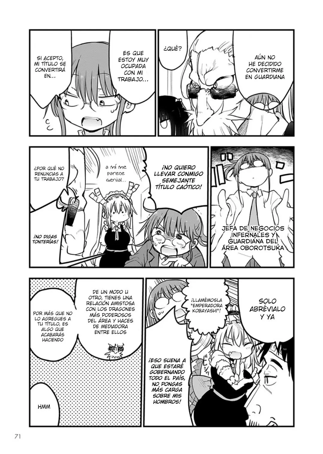 Kobayashi-san Chi no Maid Dragon capítulo 84 página 4