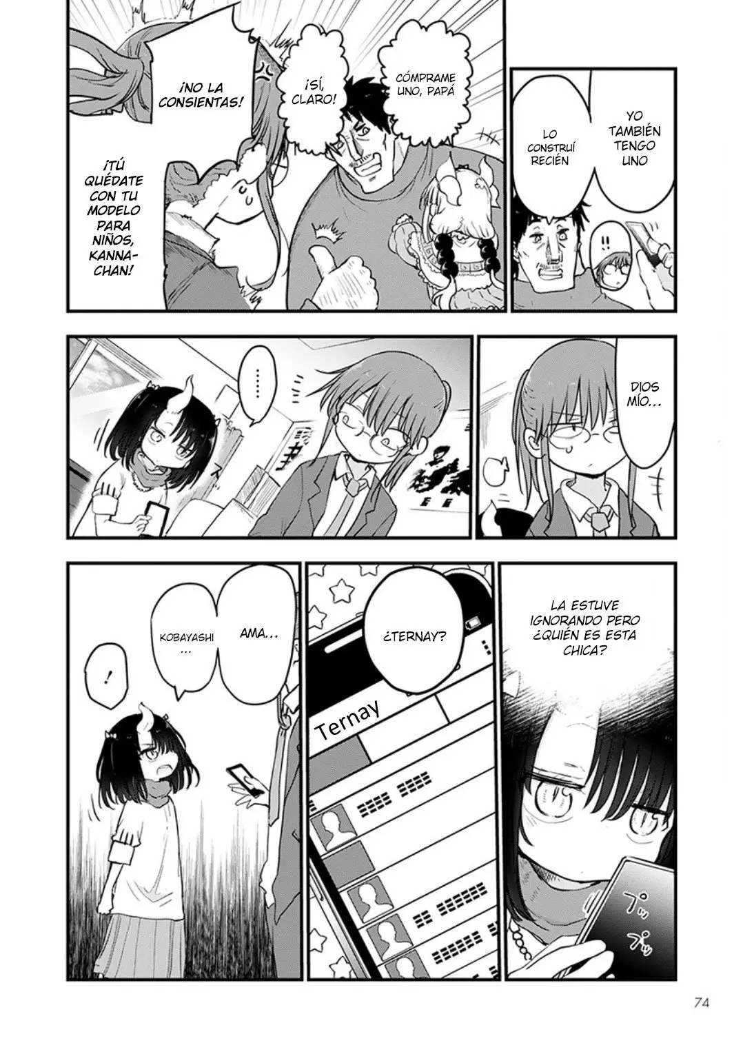 Kobayashi-san Chi no Maid Dragon capítulo 84 página 7