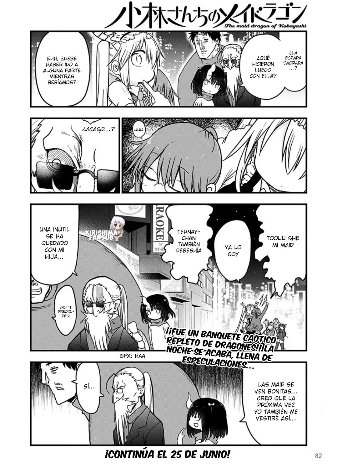 Kobayashi-san Chi no Maid Dragon capítulo 84 página 15