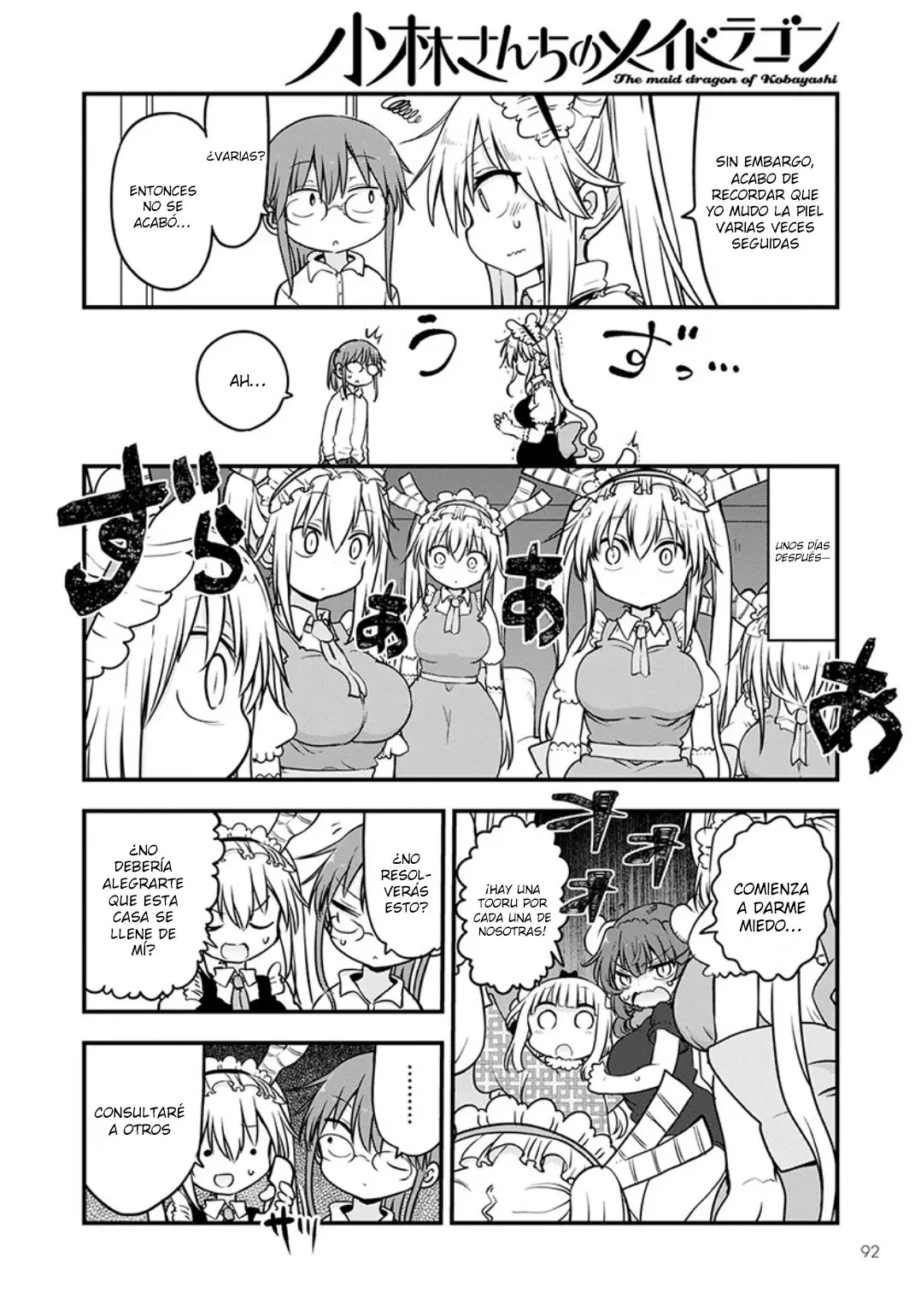 Kobayashi-san Chi no Maid Dragon capítulo 85 página 9