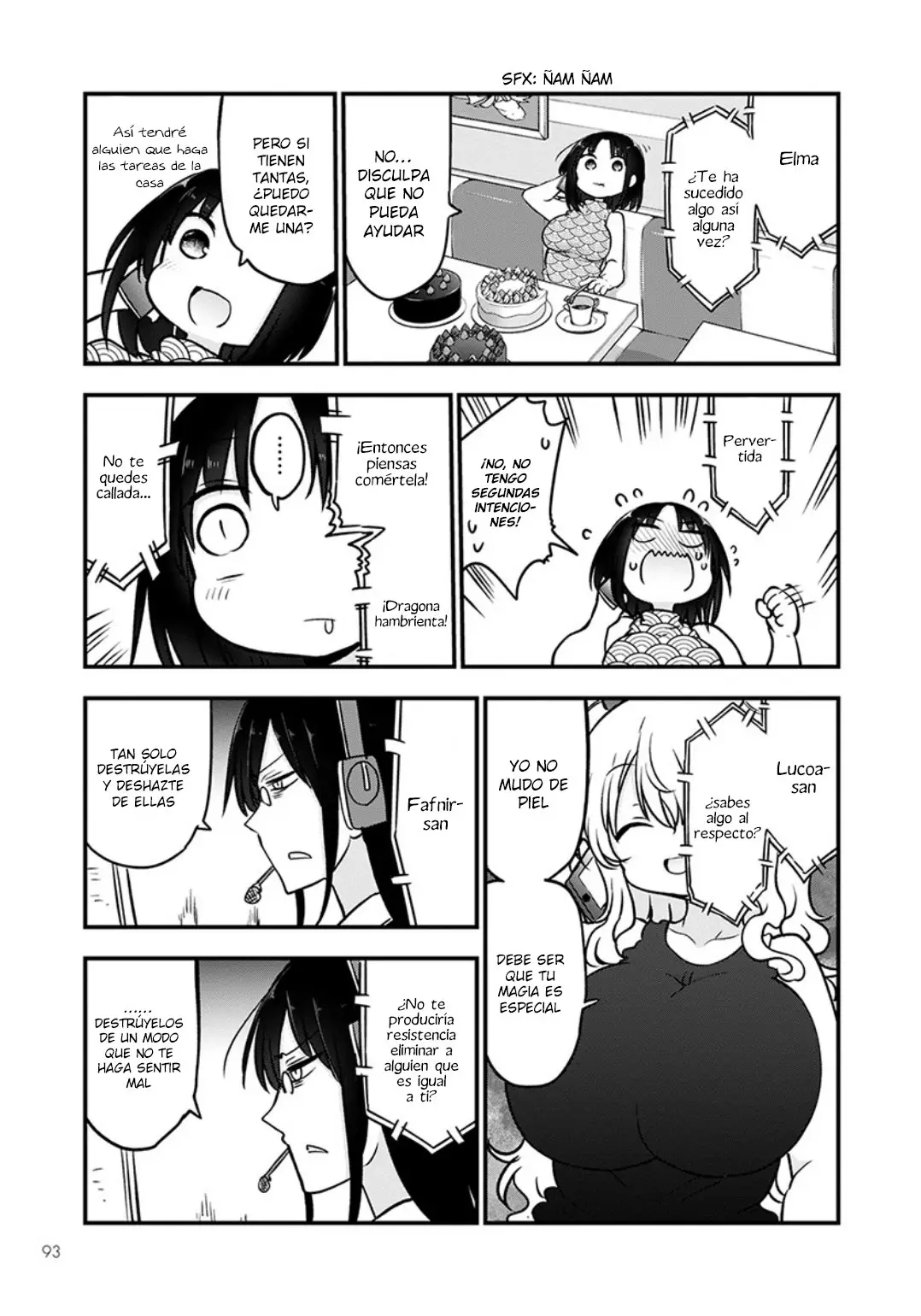 Kobayashi-san Chi no Maid Dragon capítulo 85 página 10