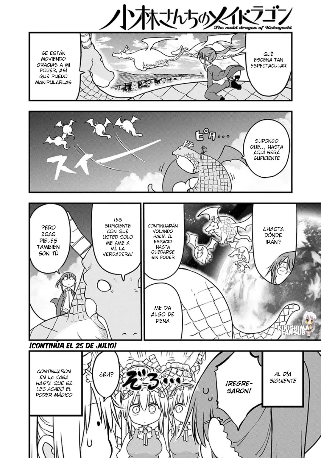 Kobayashi-san Chi no Maid Dragon capítulo 85 página 14
