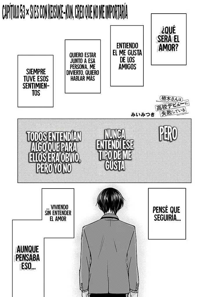 Kusunoki-san Wa Koukou Debut Ni Shippaishiteiru capítulo 53 página 4