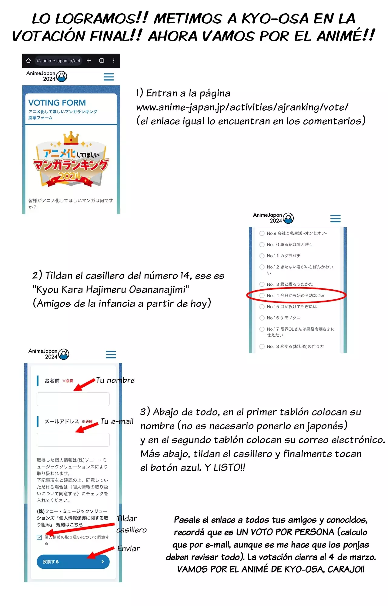 Kyou Kara Hajimeru Osananajimi capítulo 68.5 página 10