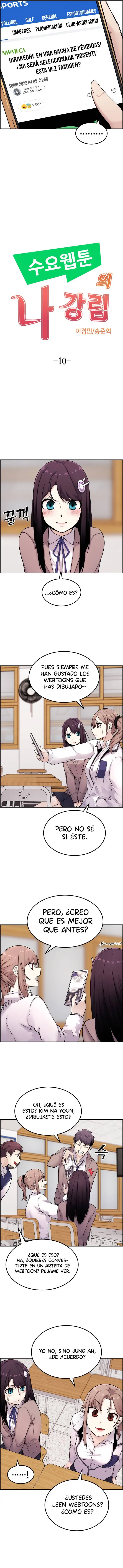 La Personaje Del Webtoon capítulo 10 página 5