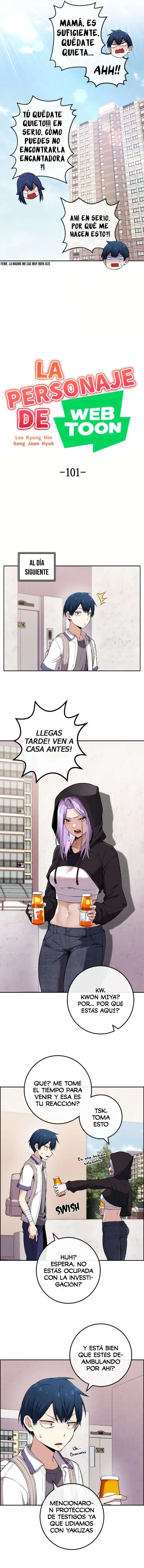 La Personaje Del Webtoon capítulo 101 página 4