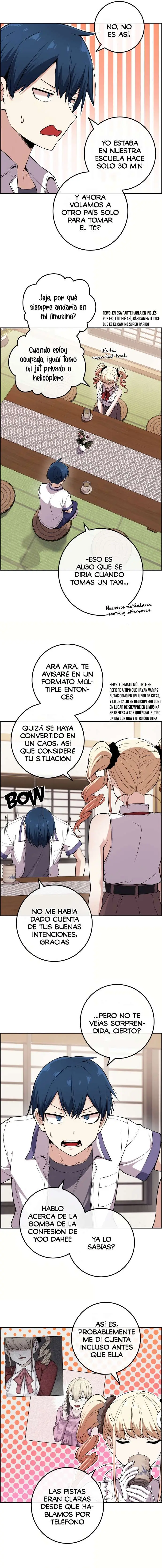 La Personaje Del Webtoon capítulo 101 página 10