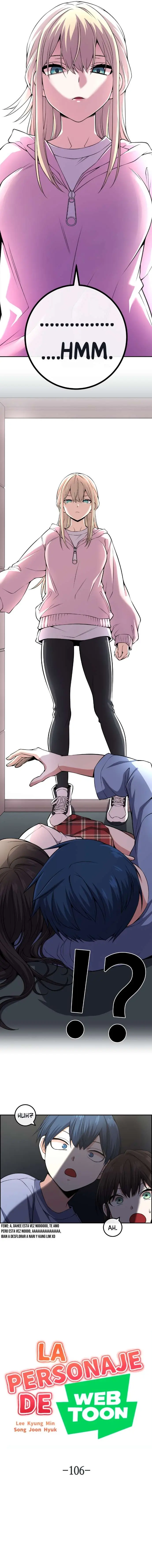 La Personaje Del Webtoon capítulo 106 página 8