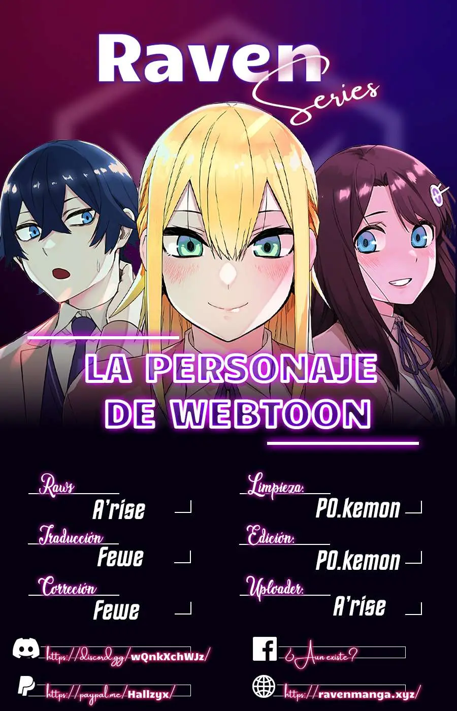La Personaje Del Webtoon capítulo 110 página 1