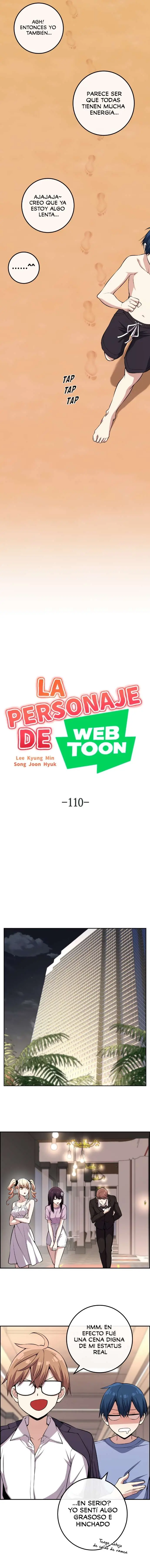 La Personaje Del Webtoon capítulo 110 página 6