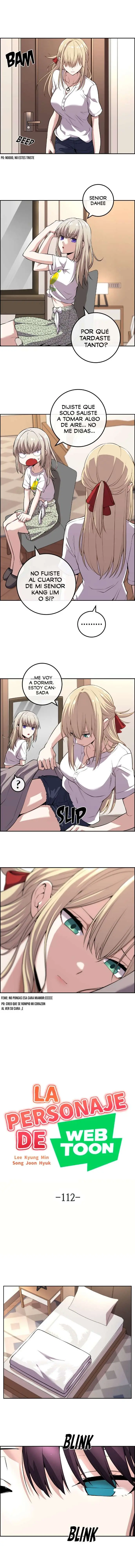 La Personaje Del Webtoon capítulo 112 página 2