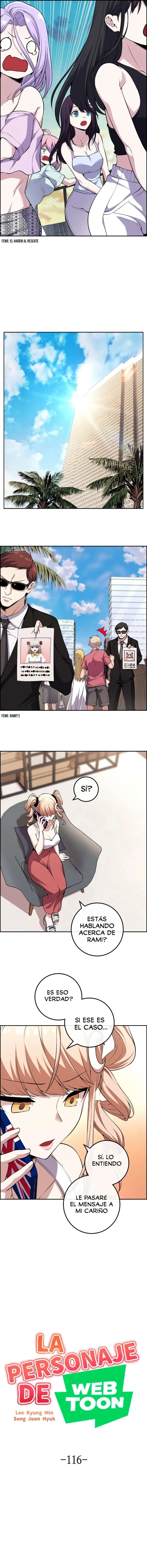 La Personaje Del Webtoon capítulo 116 página 3