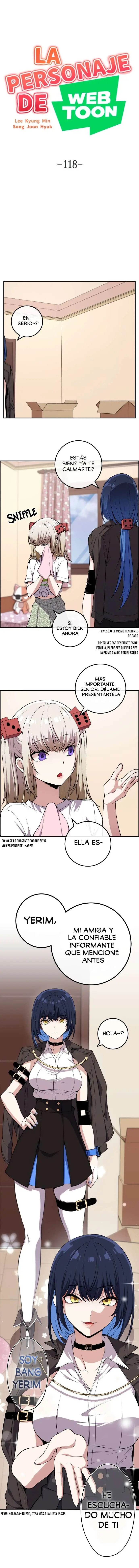 La Personaje Del Webtoon capítulo 118 página 4