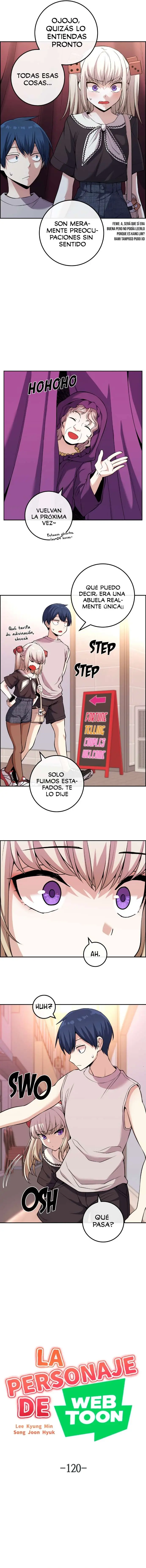 La Personaje Del Webtoon capítulo 120 página 5
