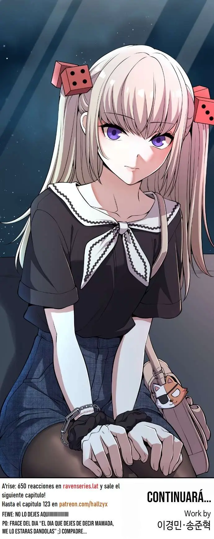 La Personaje Del Webtoon capítulo 120 página 14