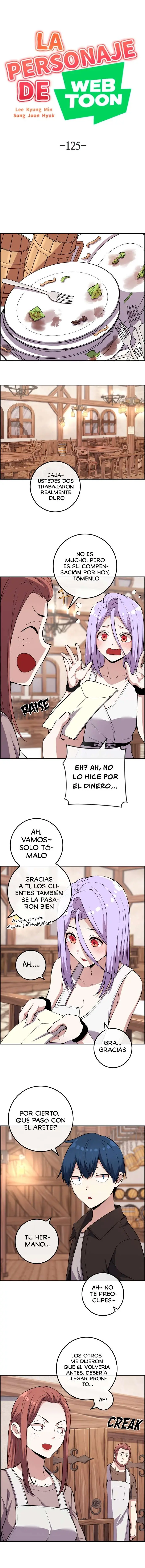 La Personaje Del Webtoon capítulo 125 página 4