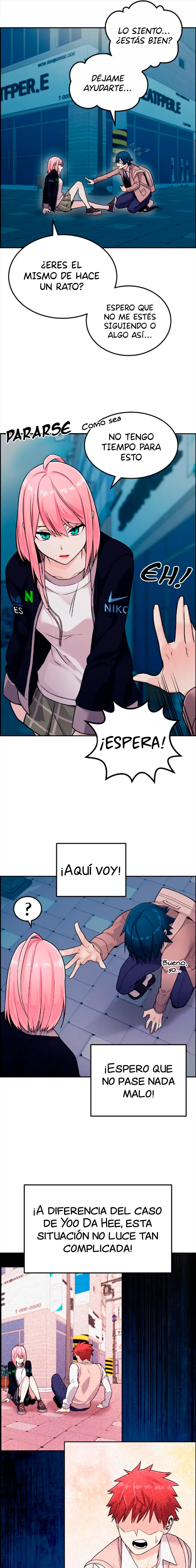 La Personaje Del Webtoon capítulo 13 página 17