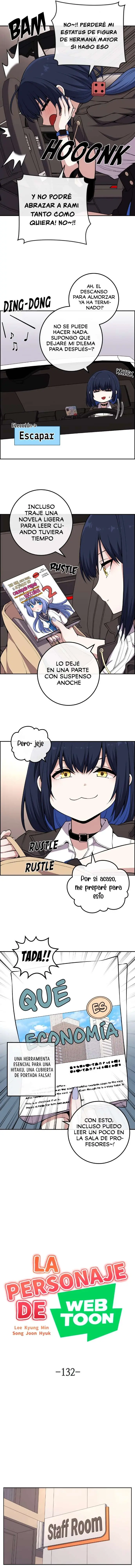 La Personaje Del Webtoon capítulo 132 página 3