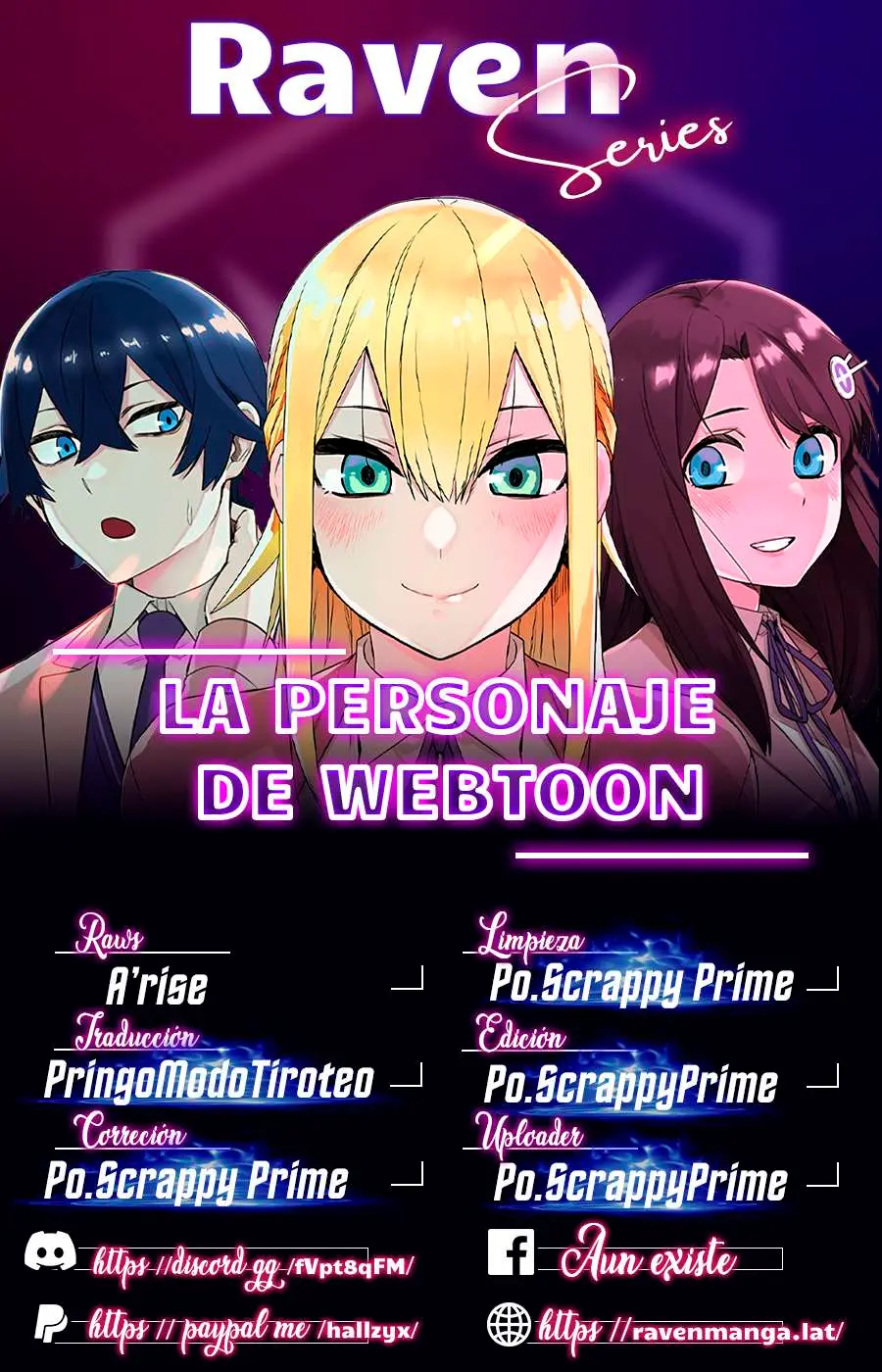 La Personaje Del Webtoon capítulo 136 página 1