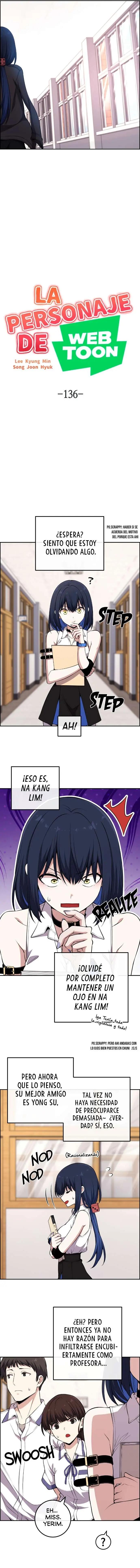 La Personaje Del Webtoon capítulo 136 página 10