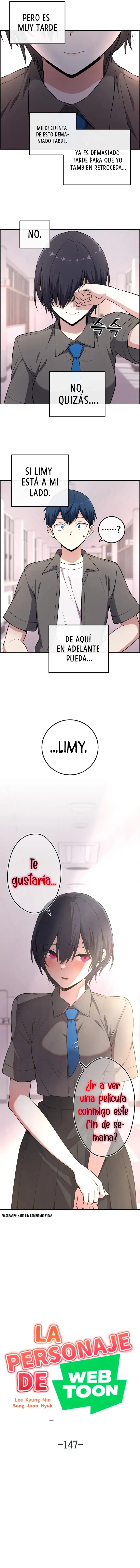 La Personaje Del Webtoon capítulo 147 página 5
