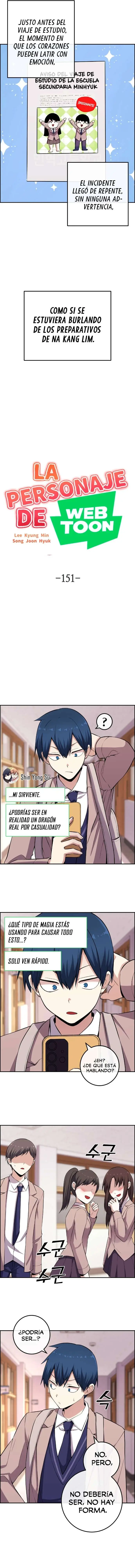 La Personaje Del Webtoon capítulo 151 página 6