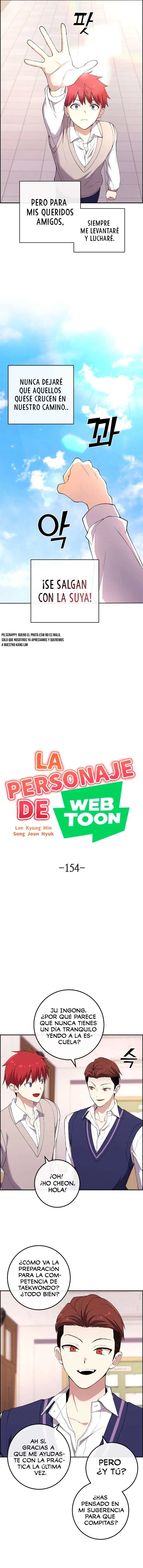 La Personaje Del Webtoon capítulo 154 página 5