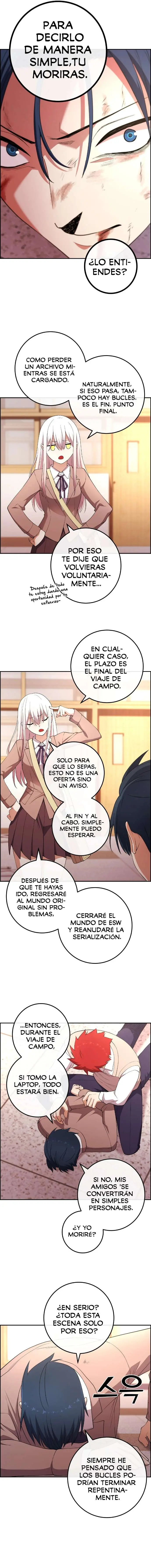 La Personaje Del Webtoon capítulo 155 página 17