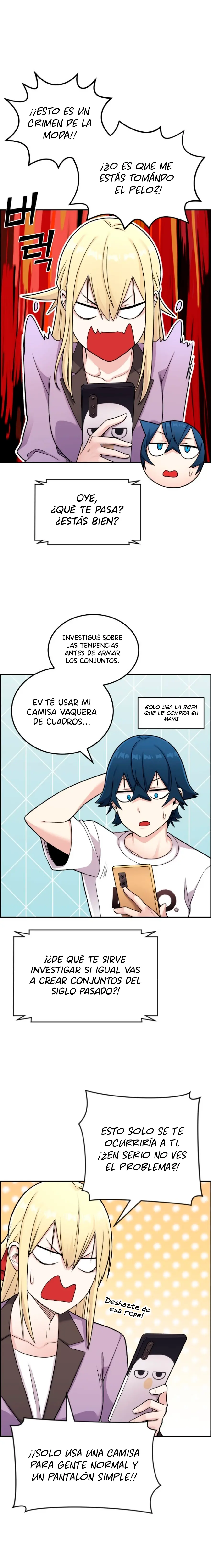 La Personaje Del Webtoon capítulo 16 página 1