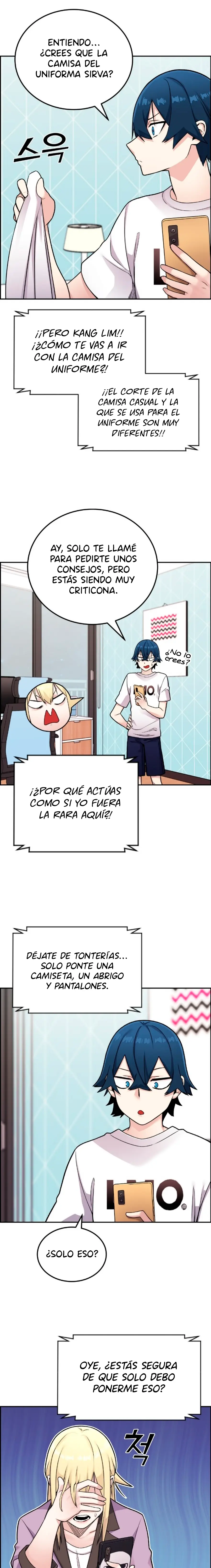 La Personaje Del Webtoon capítulo 16 página 2