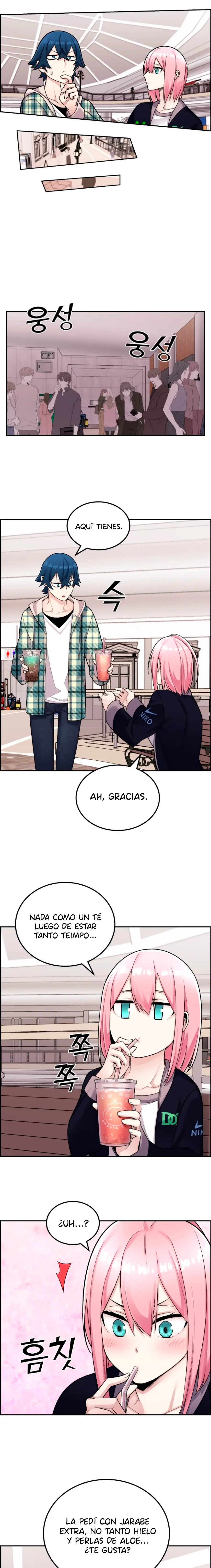 La Personaje Del Webtoon capítulo 16 página 9