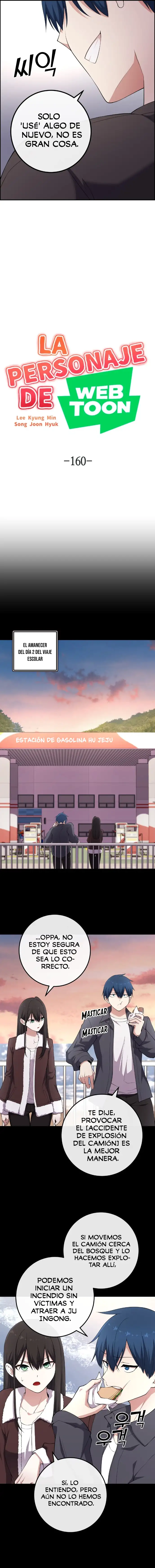 La Personaje Del Webtoon capítulo 160 página 2