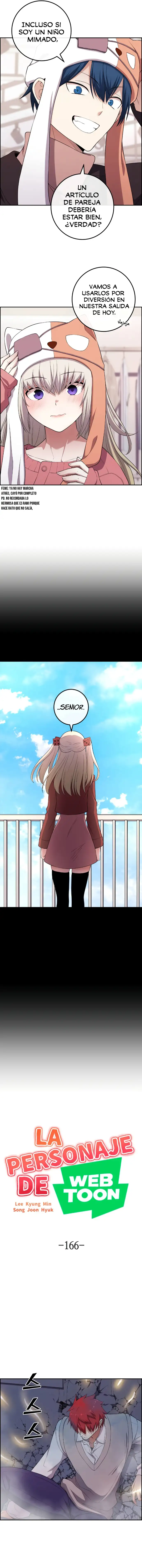 La Personaje Del Webtoon capítulo 166 página 9