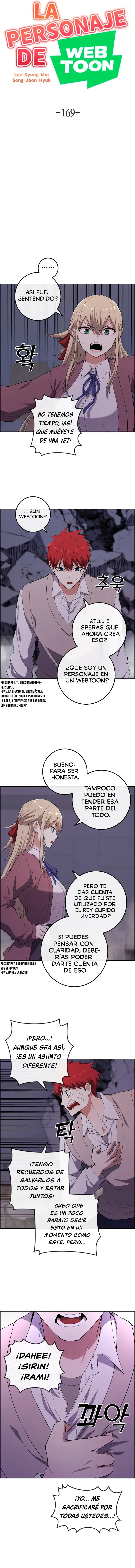 La Personaje Del Webtoon capítulo 169 página 4