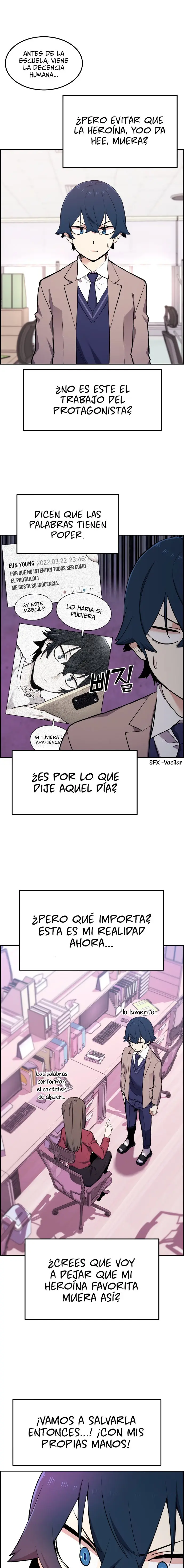 La Personaje Del Webtoon capítulo 2 página 4