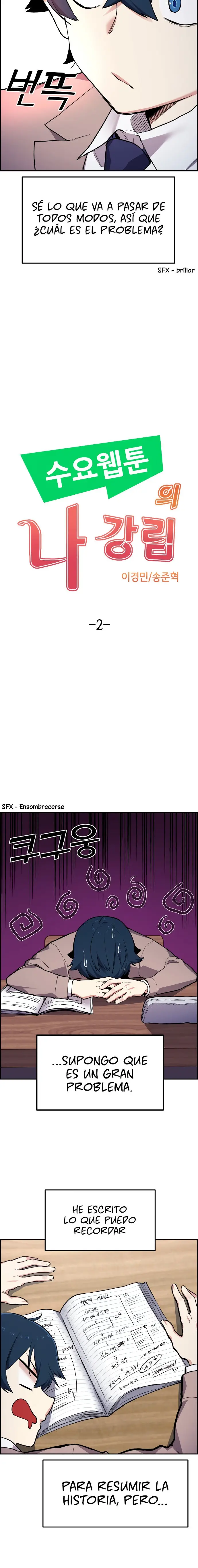 La Personaje Del Webtoon capítulo 2 página 5