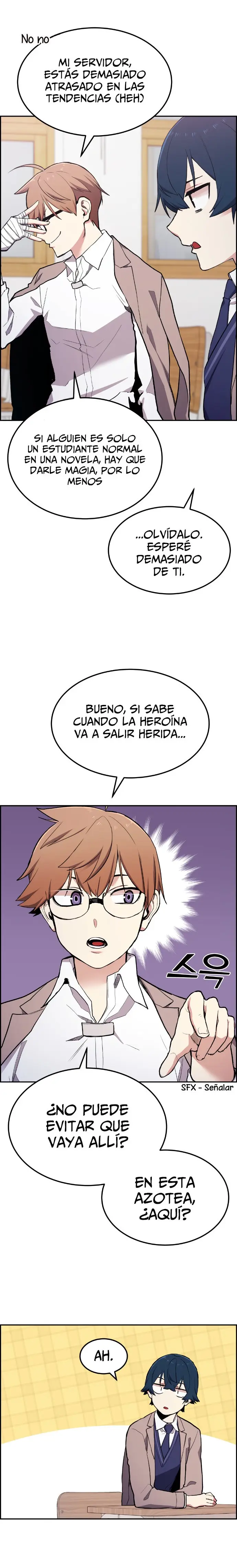 La Personaje Del Webtoon capítulo 2 página 9