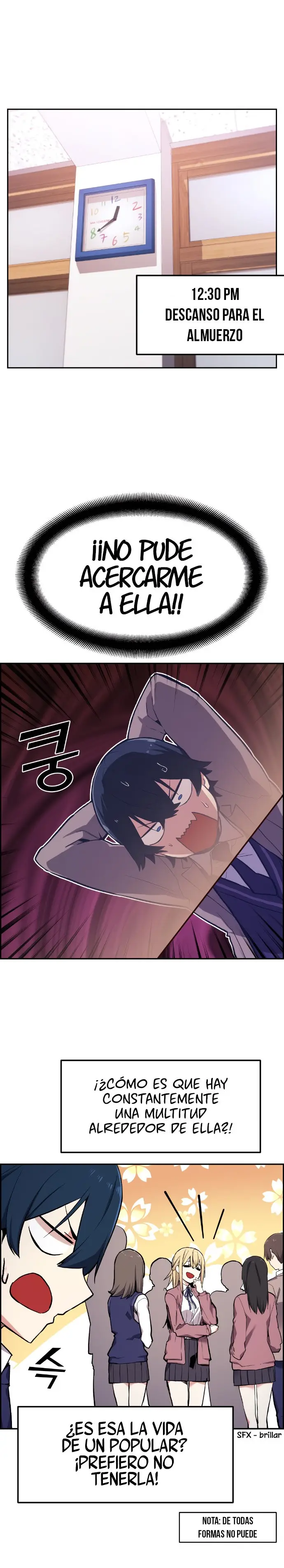 La Personaje Del Webtoon capítulo 2 página 13