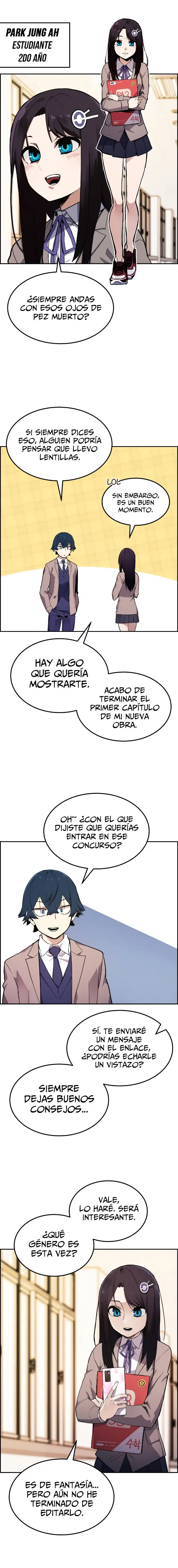 La Personaje Del Webtoon capítulo 2 página 19