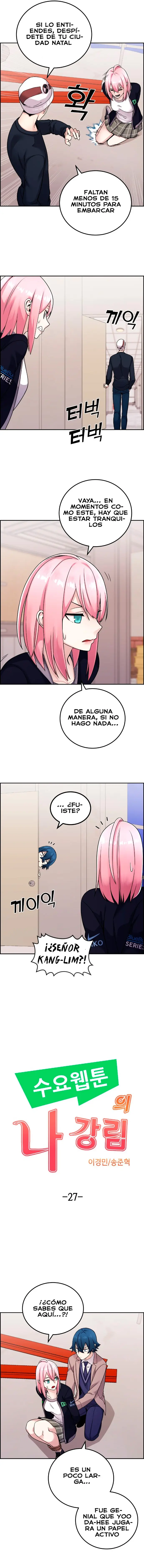 La Personaje Del Webtoon capítulo 27 página 4