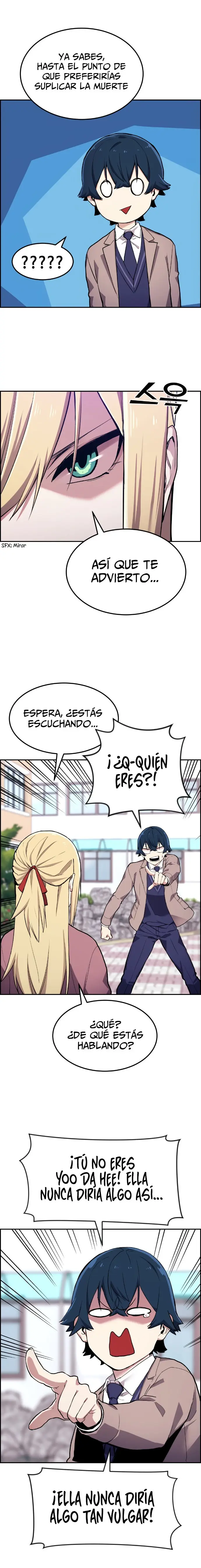 La Personaje Del Webtoon capítulo 3 página 6