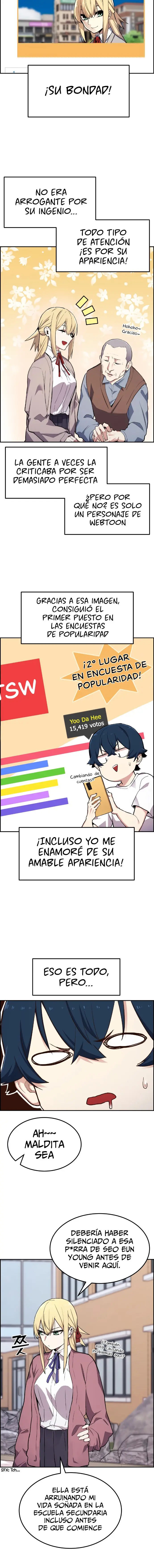La Personaje Del Webtoon capítulo 3 página 8
