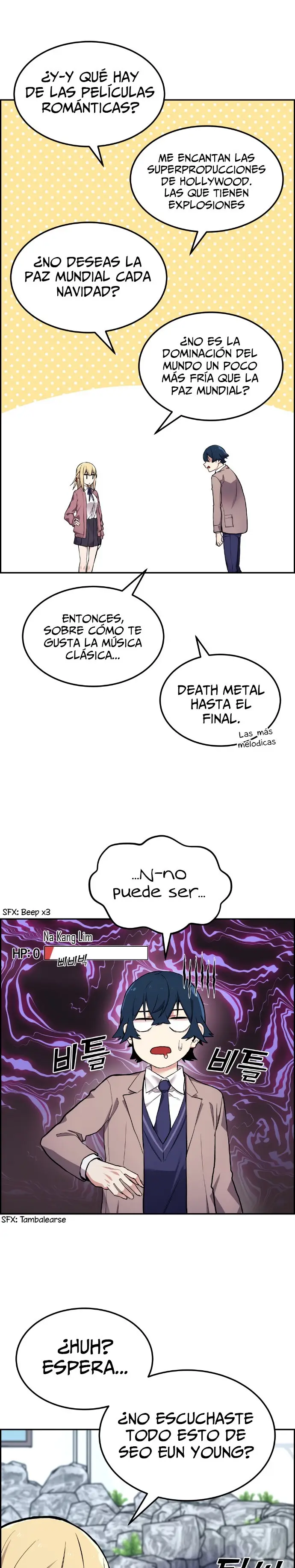 La Personaje Del Webtoon capítulo 3 página 10