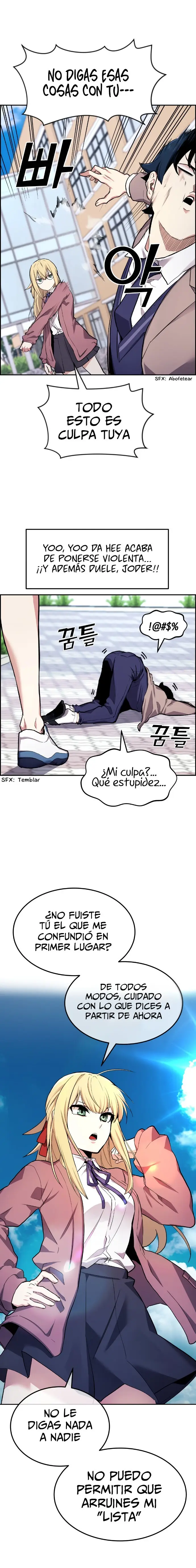 La Personaje Del Webtoon capítulo 3 página 12