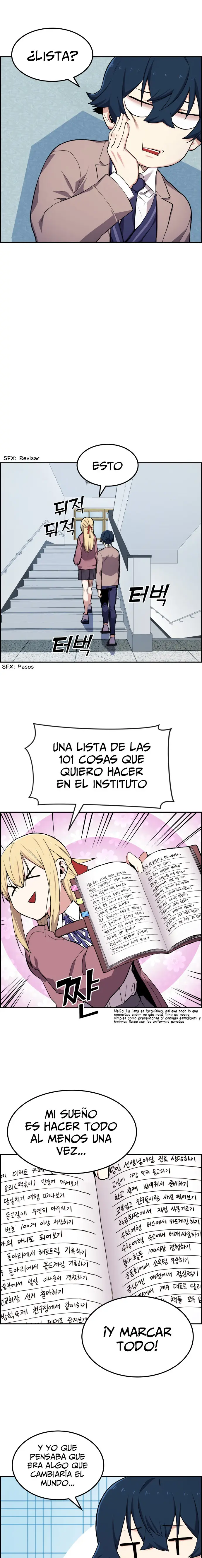 La Personaje Del Webtoon capítulo 3 página 13