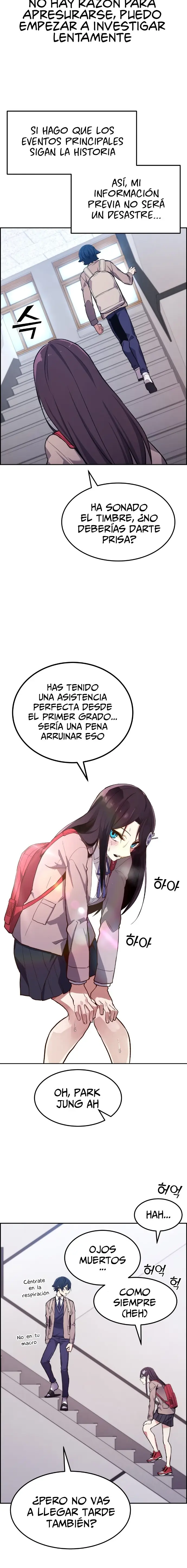 La Personaje Del Webtoon capítulo 4 página 7