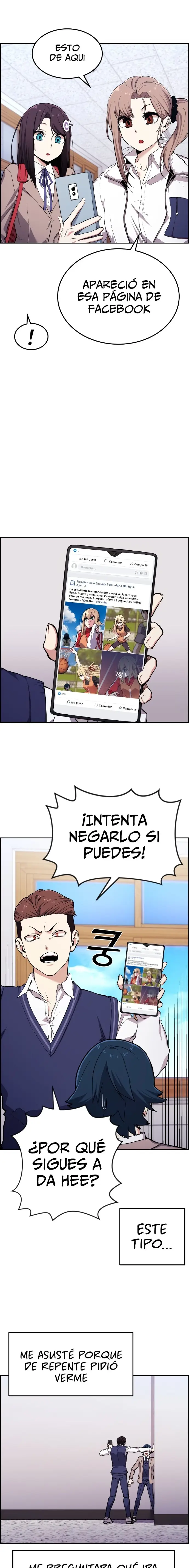 La Personaje Del Webtoon capítulo 4 página 12