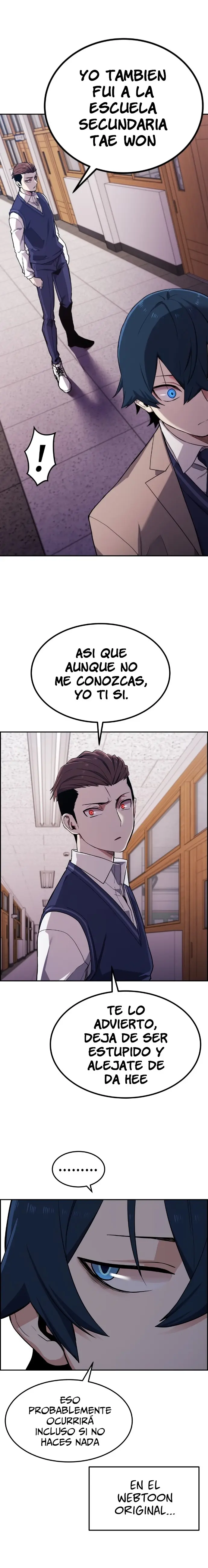 La Personaje Del Webtoon capítulo 4 página 15
